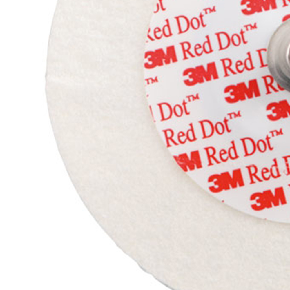 Electrocardiographs - 3M Red Dot Electrode With 6cm Micropore Holder, Pack Of 20 Sachets