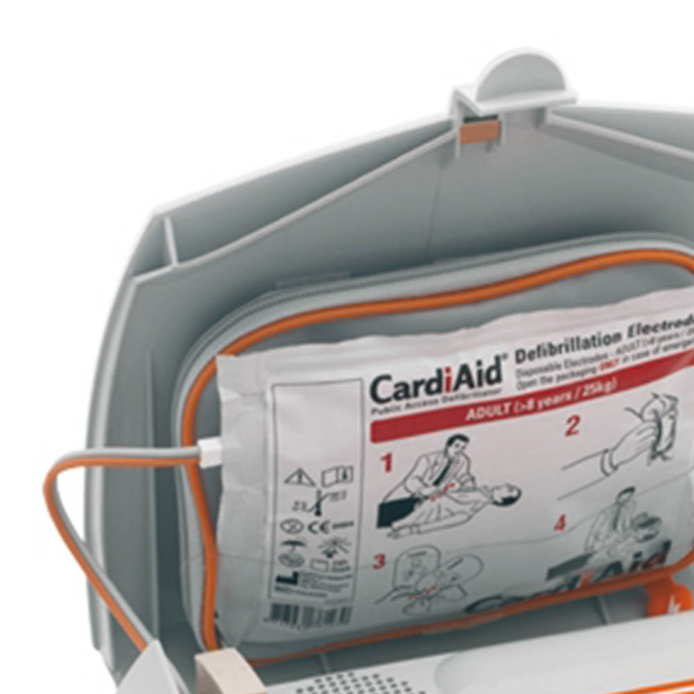 Defibrillators - Intermed Cardiaid Semi-automatic Defibrillator With Adult Paddles And Emergency Kit