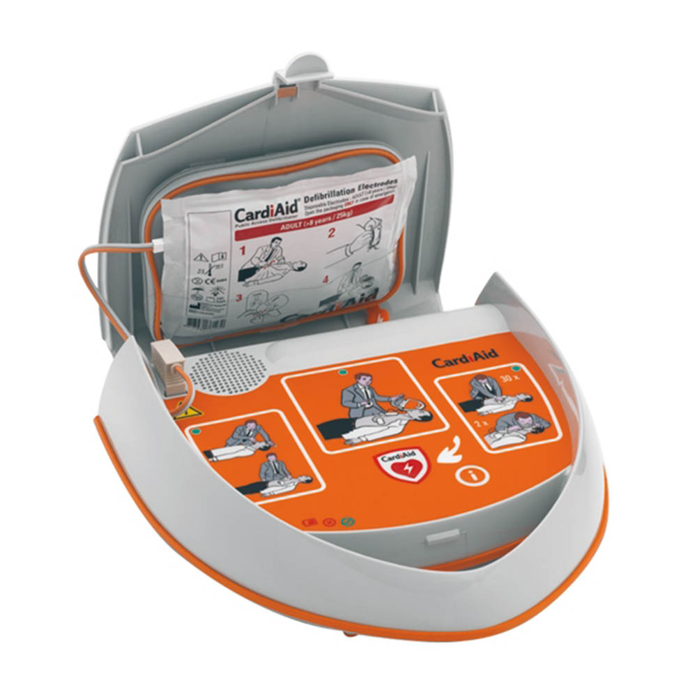 Defibrillators - Intermed Cardiaid Semi-automatic Defibrillator With Adult Paddles And Emergency Kit