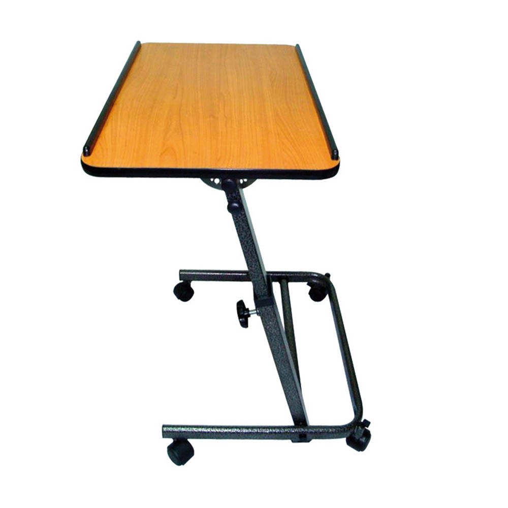 Hospital Tables - Intermed Folding Bedside Table With Wheels  