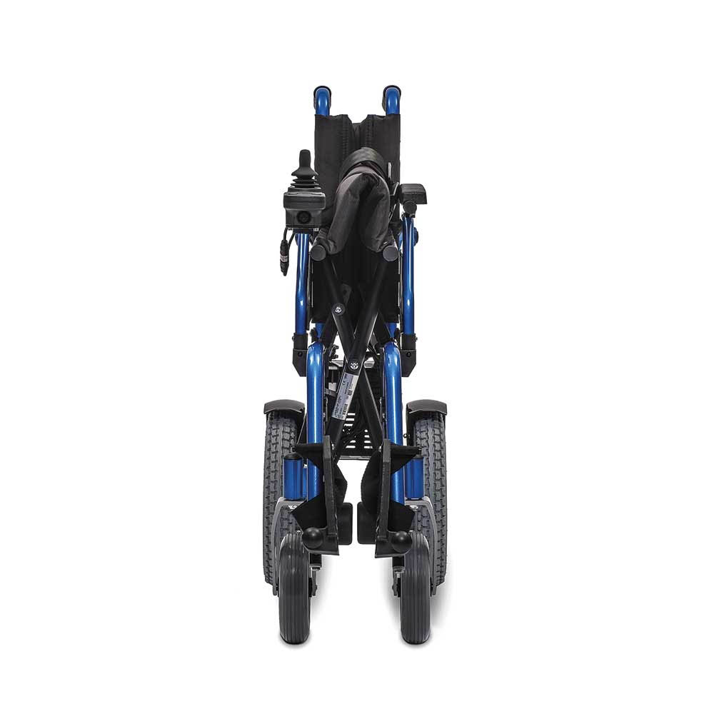 Wheelchairs for the disabled - Intermed Enjoy Folding Electric Wheelchair For The Disabled, Blue