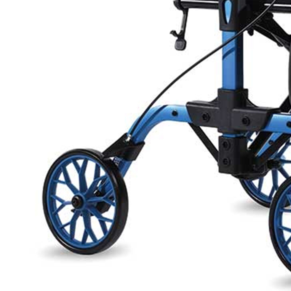 Rollator Walkers - Intermed Vancouver Folding Rollator Walker With Seat, Brakes And Basket