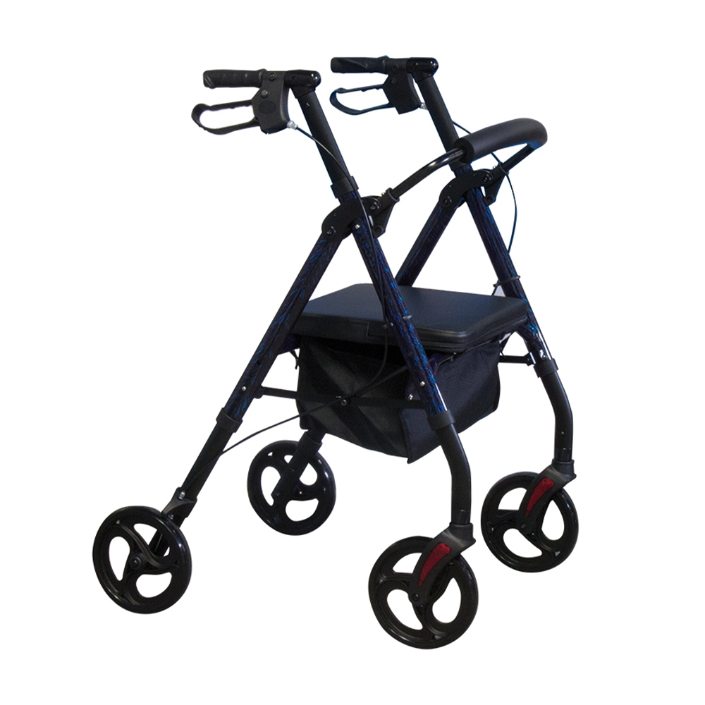 Rollator Walkers - Intermed Toronto Folding Rollator Walker With Brakes And Seat