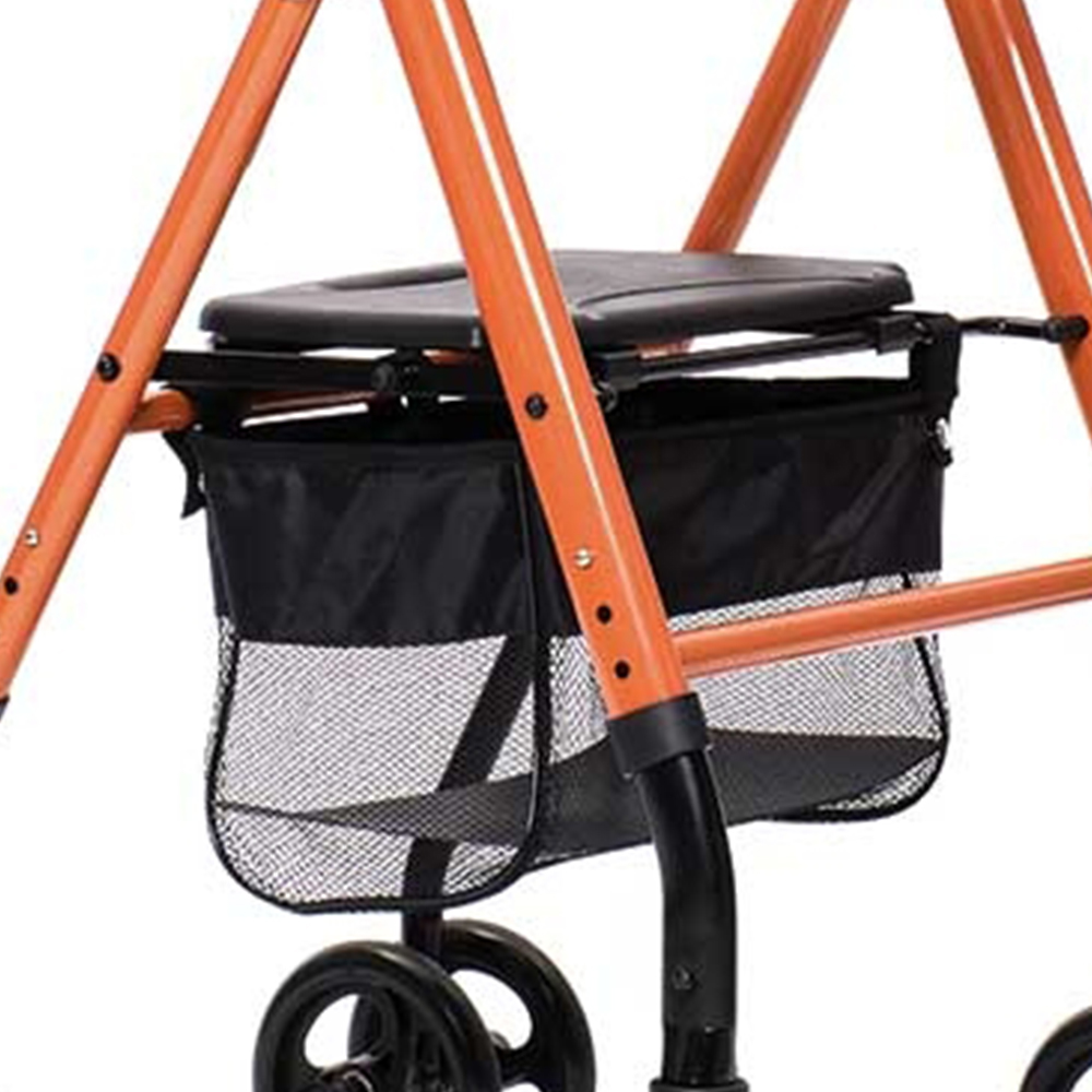 Rollator Walkers - Intermed Paris Top Folding Rollator Walker With Seat