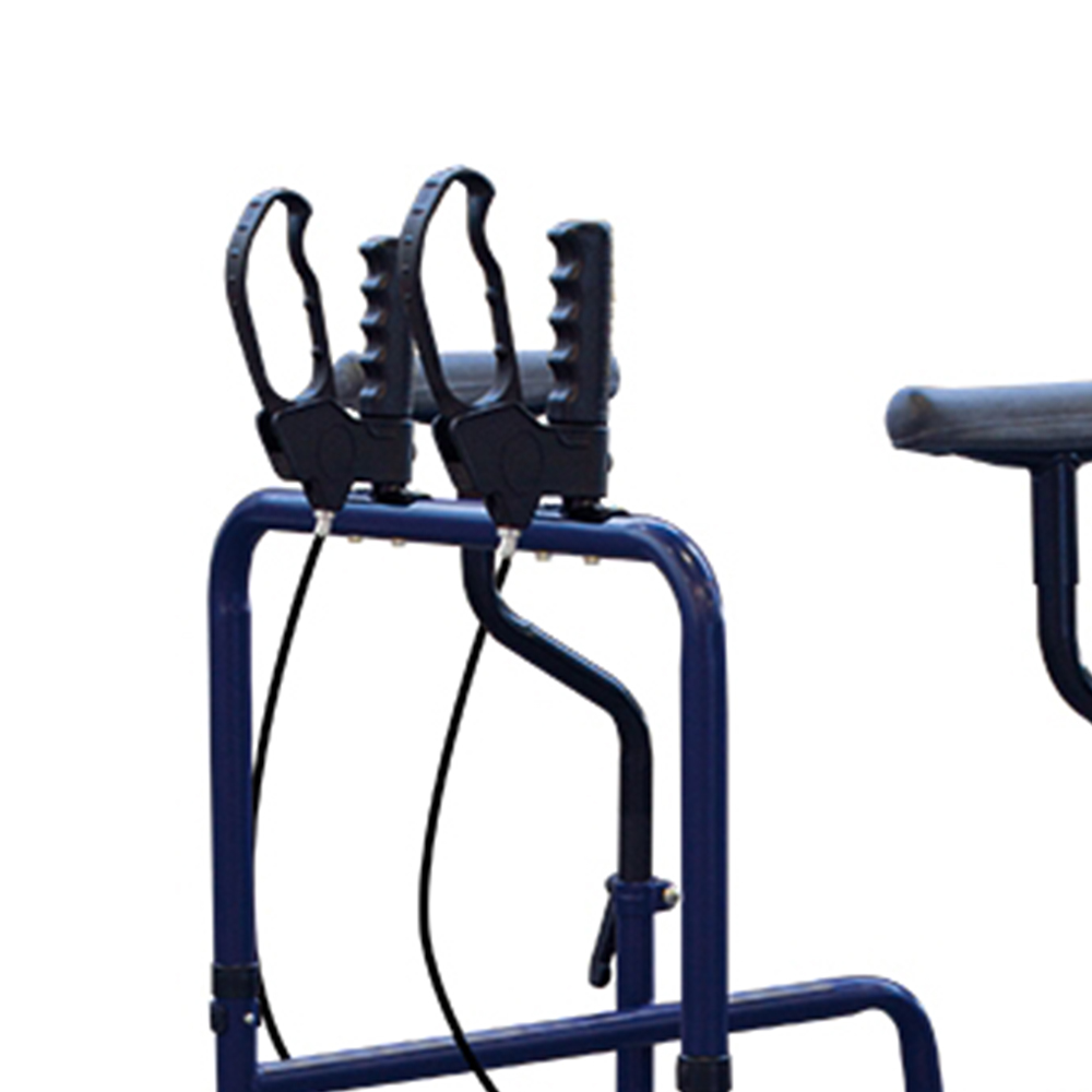 Rollator Walkers - Intermed Ad-65 Folding Axillary Rollator Walker With Brakes