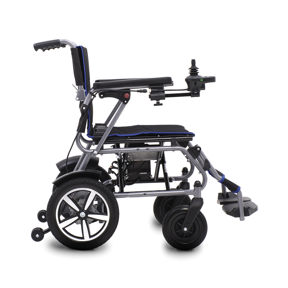 Wheelchairs for the disabled - Intermed Simple Electric Wheelchair For Disabled People With Folding Backrest