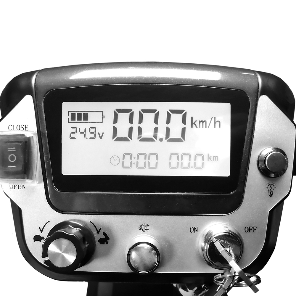 Scooters for the disabled - Intermed Smarty Folding Electric Scooter For The Elderly, 4 Wheels, Grey