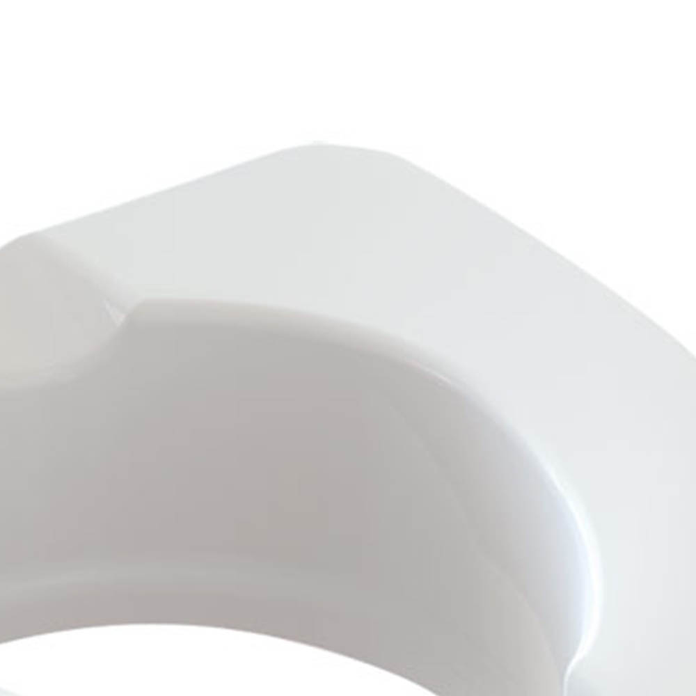 Risers for toilet bowls - Intermed Anatomical Toilet Seat Raiser With Side Fixings H 10cm