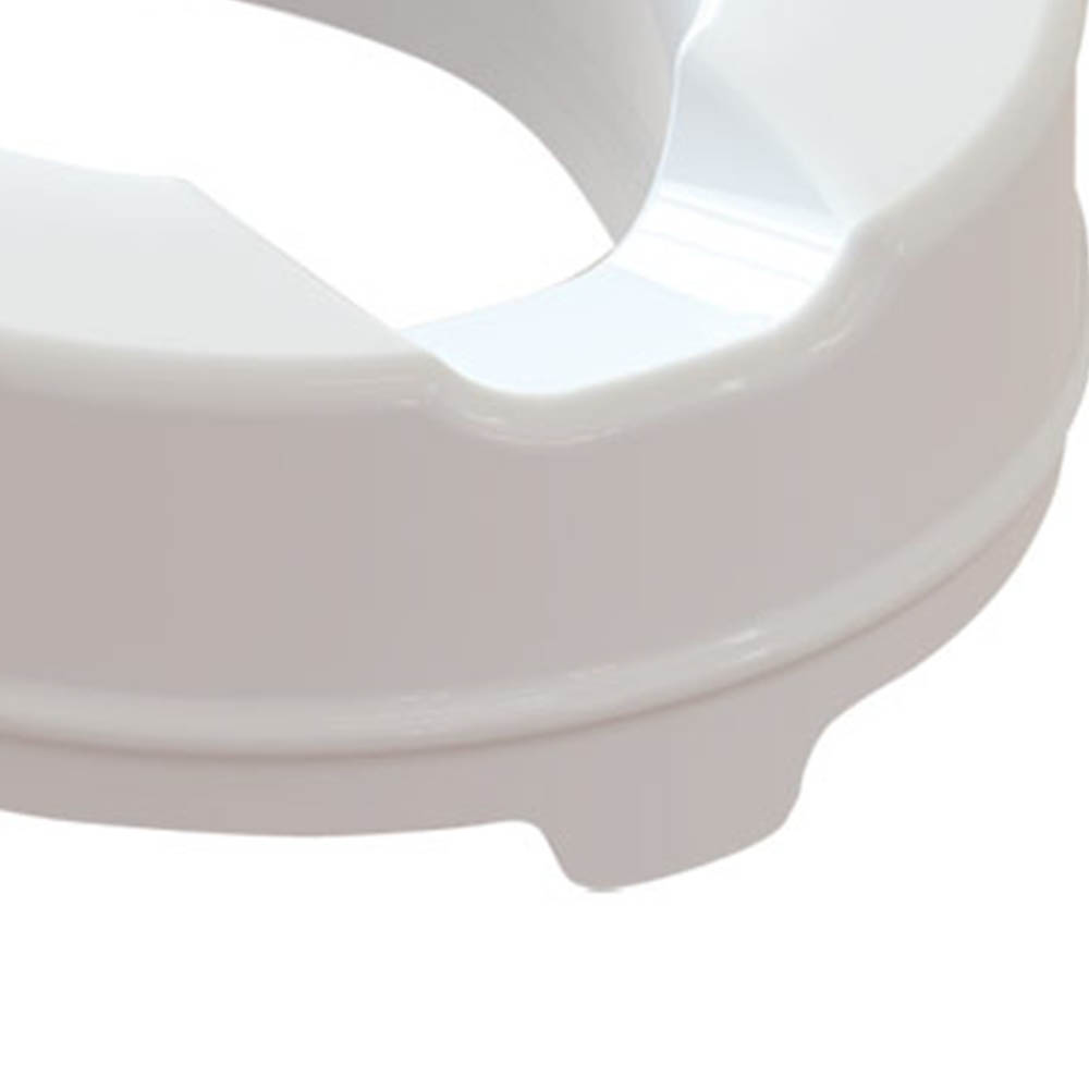 Risers for toilet bowls - Intermed Anatomical Toilet Seat Raiser With Side Fixings H 10cm