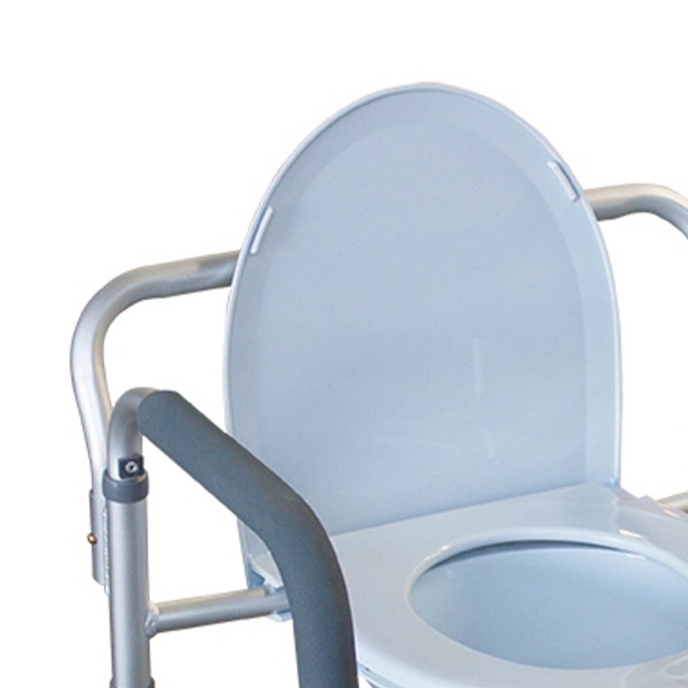 Toilet and shower chairs - Intermed 4-in-1 Aluminum Folding Toilet Seat