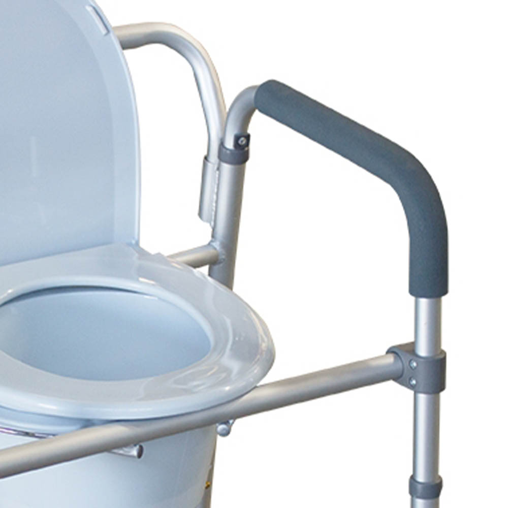 Toilet and shower chairs - Intermed 4-in-1 Aluminum Folding Toilet Seat