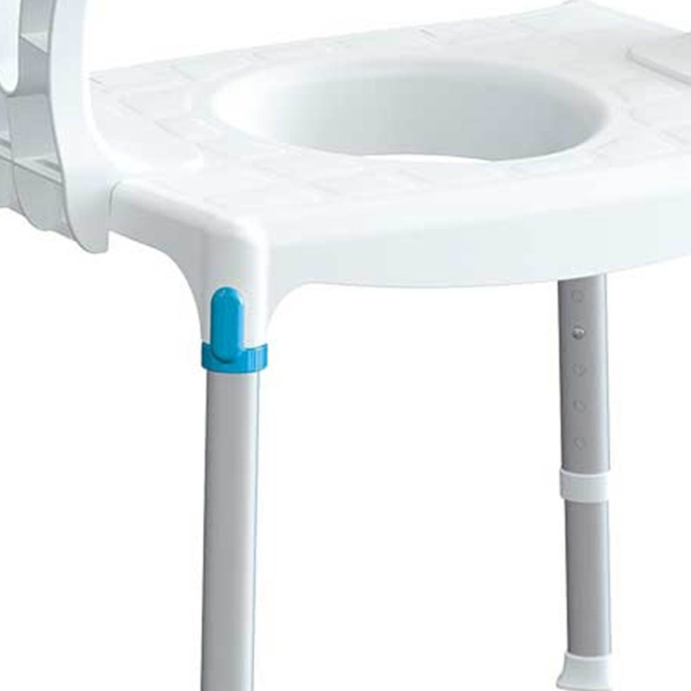 Toilet and shower chairs - Intermed Comfortable Shower And Toilet Stool With Armrests For The Disabled And Elderly