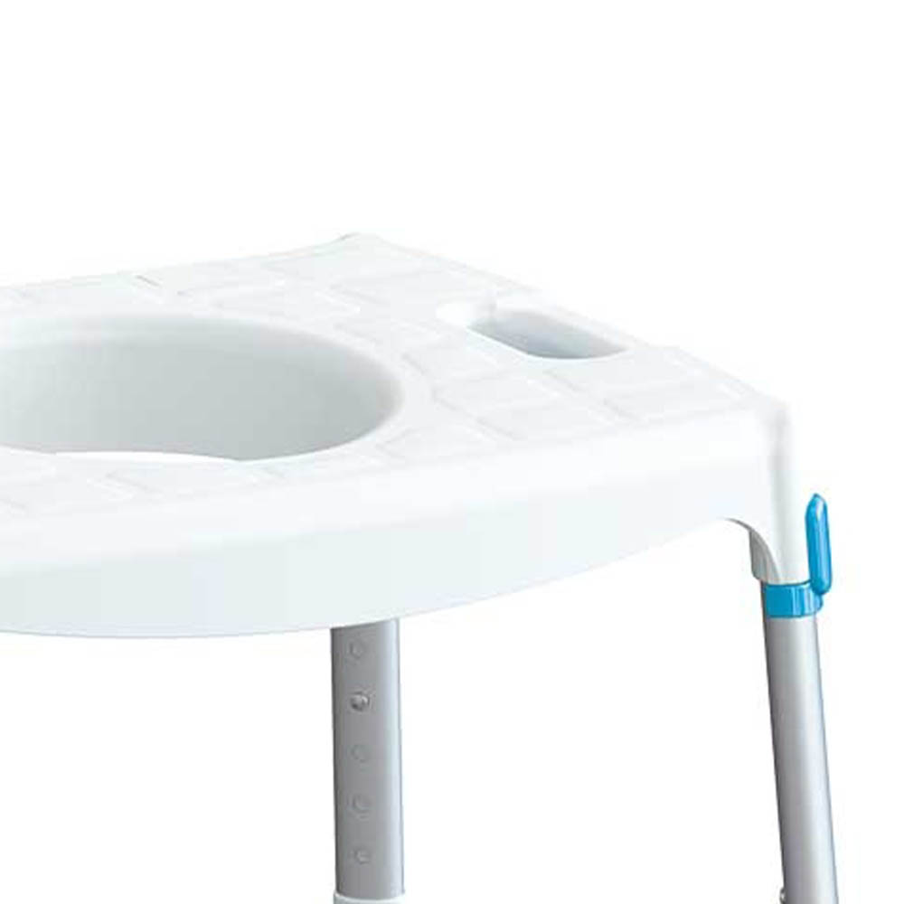 Toilet and shower chairs - Intermed Comfortable Shower And Toilet Stool With Handles For The Disabled And Elderly