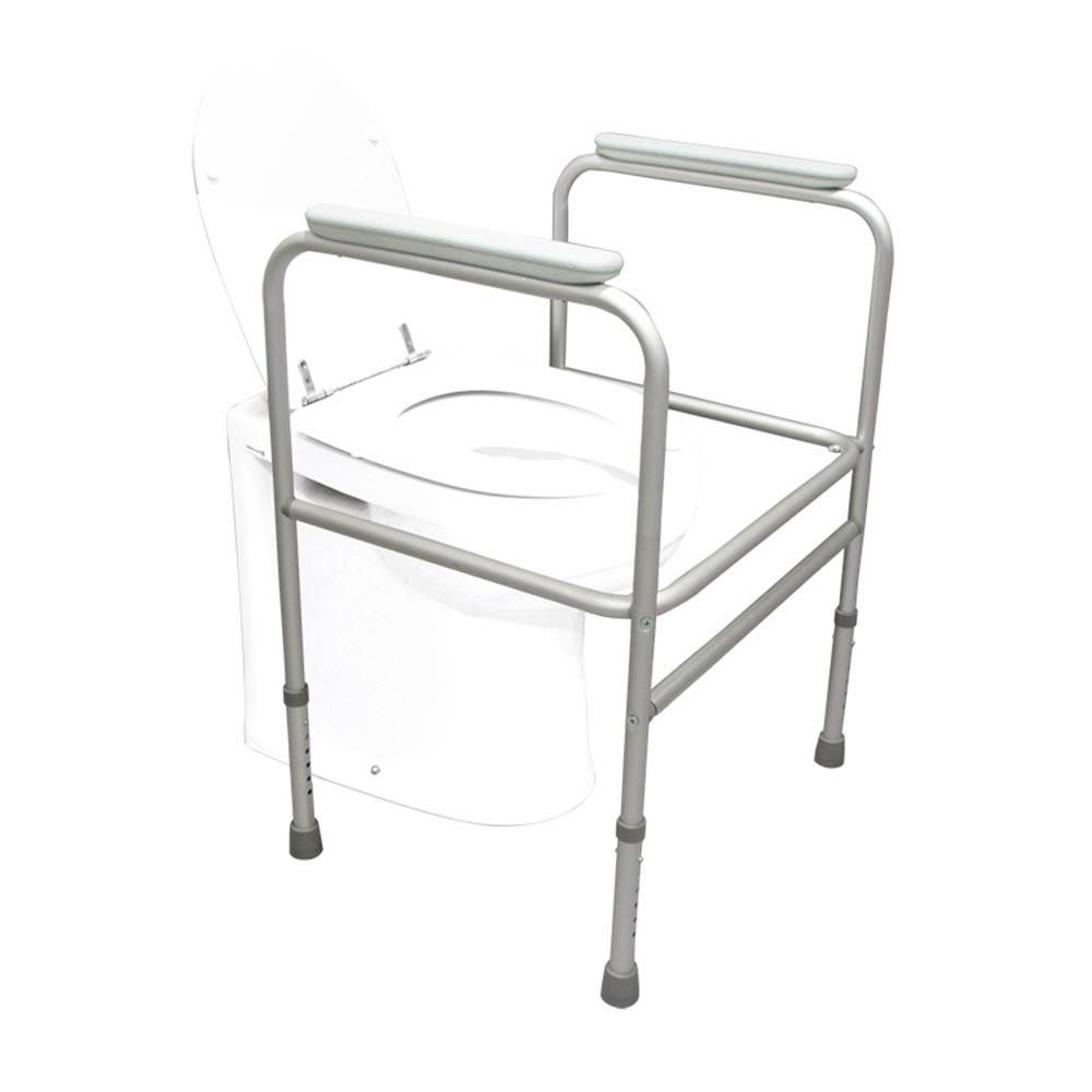 Toilet and shower chairs - Intermed Removable And Height-adjustable Toilet Stabilizing Frame