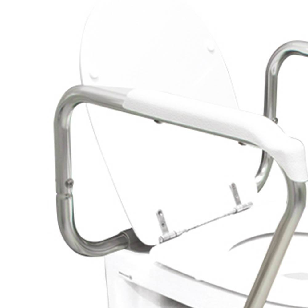 Toilet and shower chairs - Intermed Stabilizing Frame To Be Fixed To The Toilet And Adjustable Height