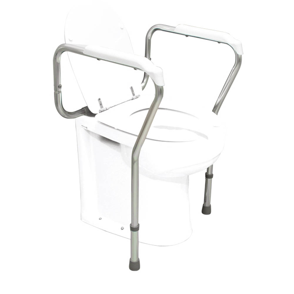 Toilet and shower chairs - Intermed Stabilizing Frame To Be Fixed To The Toilet And Adjustable Height