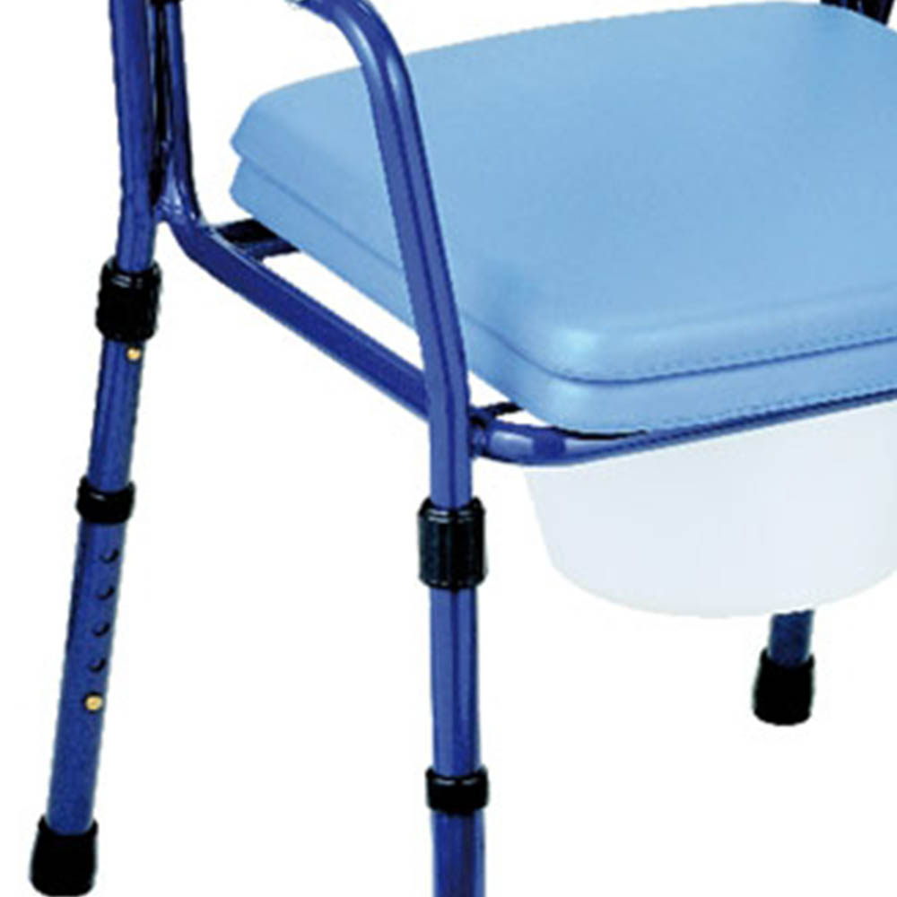 Toilet and shower chairs - Intermed Comfortable Toilet Chair With Adjustable Height And Removable Legs 