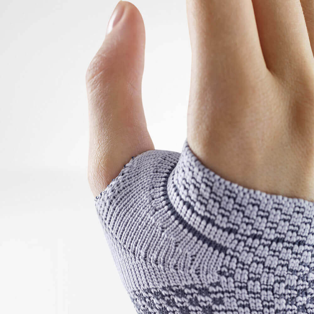 Wrist Braces - Bauerfeind Beige Manutrain Left Wrist Brace For Tendonitis