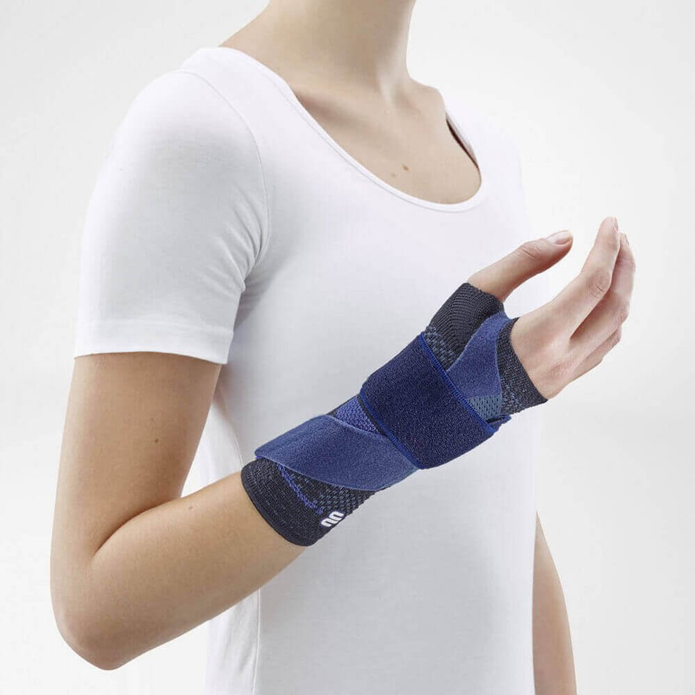 Wrist Braces - Bauerfeind Manutrain Black Right Wrist Brace For Tendonitis