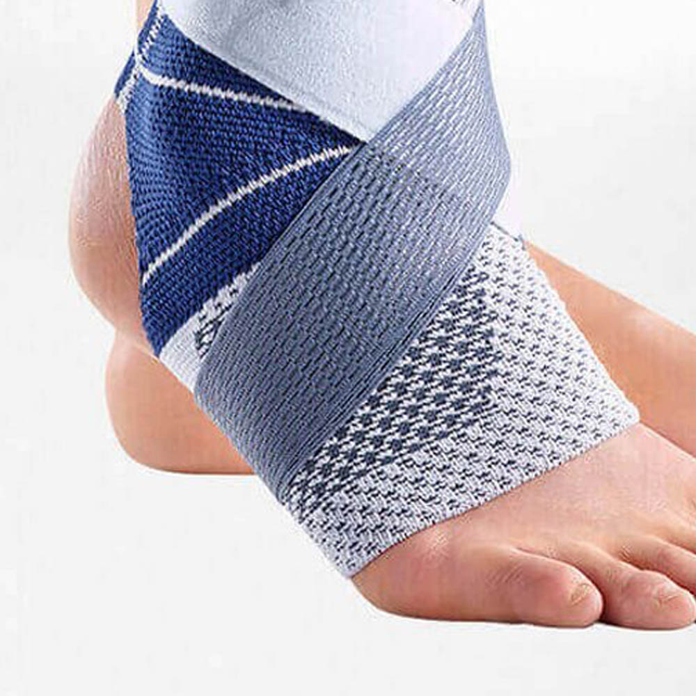 Ankle braces - Bauerfeind Malleotrain S Open Heel Right Titan Stabilizing Compression Ankle Brace