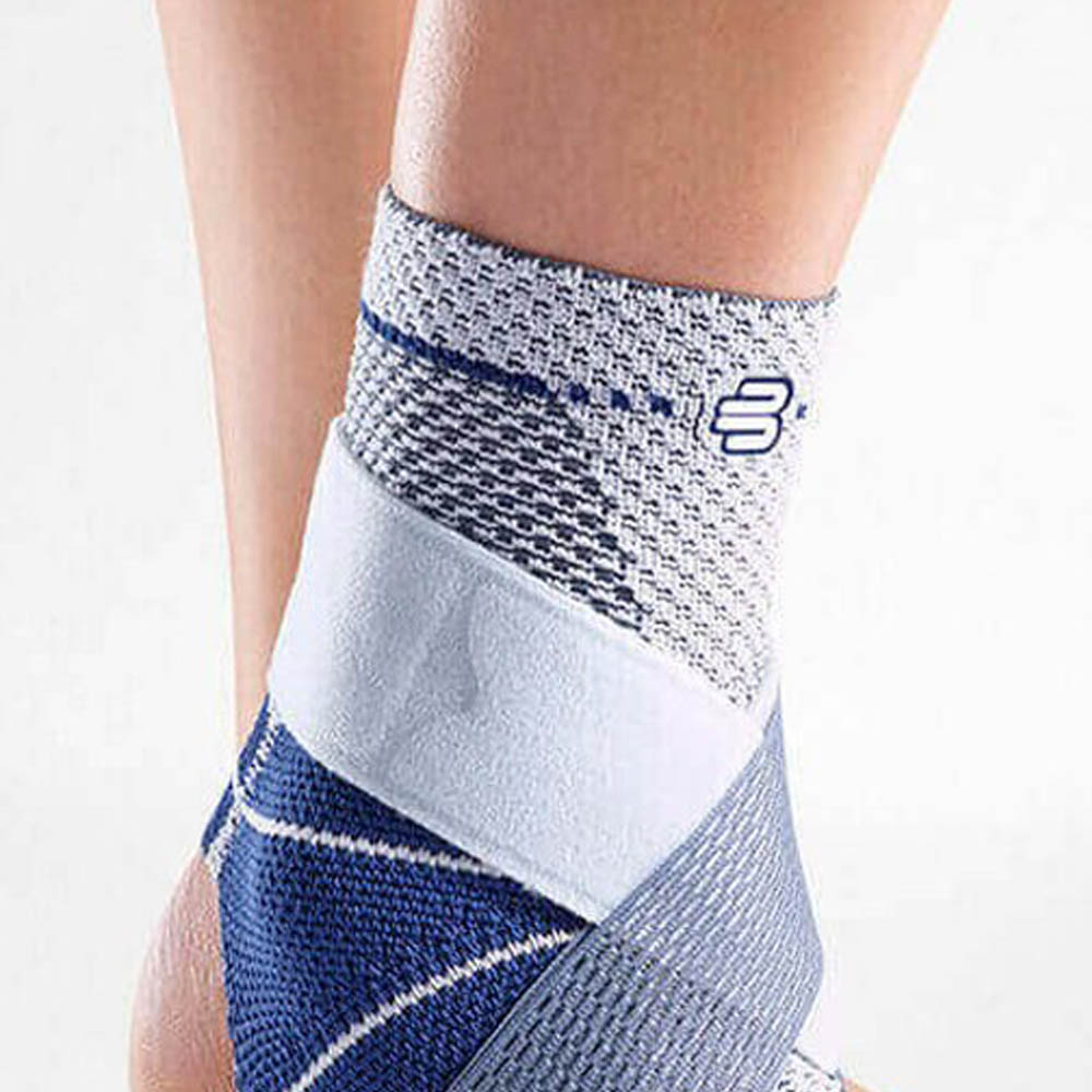 Ankle braces - Bauerfeind Malleotrain S Open Heel Left Titan Stabilizing Compression Ankle Brace