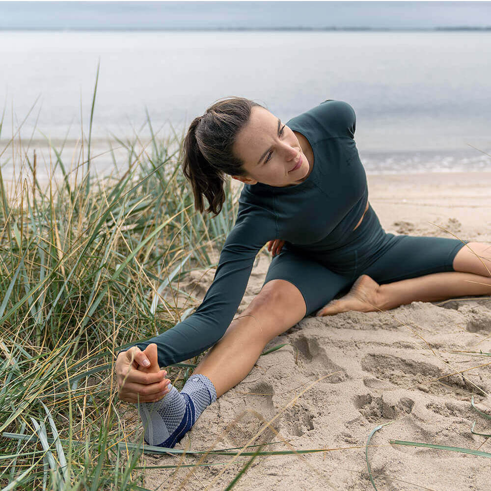 Ankle braces - Bauerfeind Malleotrain Beige Left Stabilizing Compression Ankle Brace