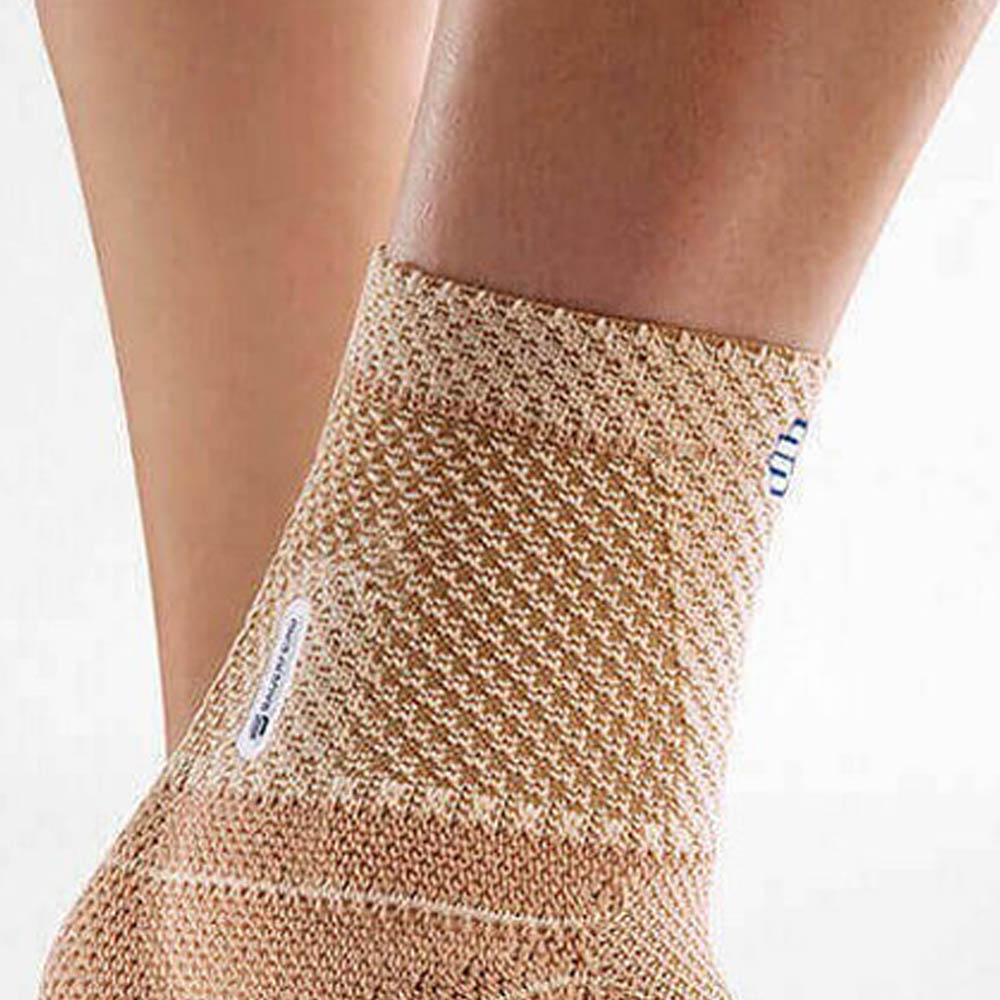 Ankle braces - Bauerfeind Malleotrain Beige Left Stabilizing Compression Ankle Brace