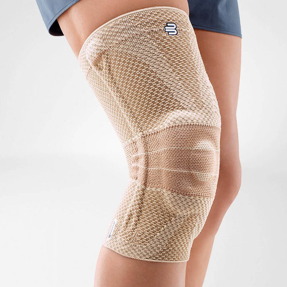 Knee braces - Bauerfeind Knee Brace Genutrain A3 Beige Left Knee Brace For Gonarthrosis