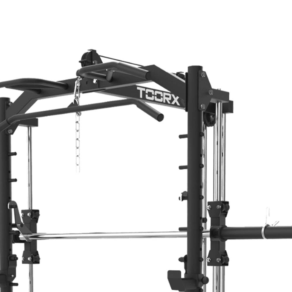 Multifunction Stations - Toorx Wlx 90 Smith Machine Squat Stand High And Low Pulley Multifunction Station