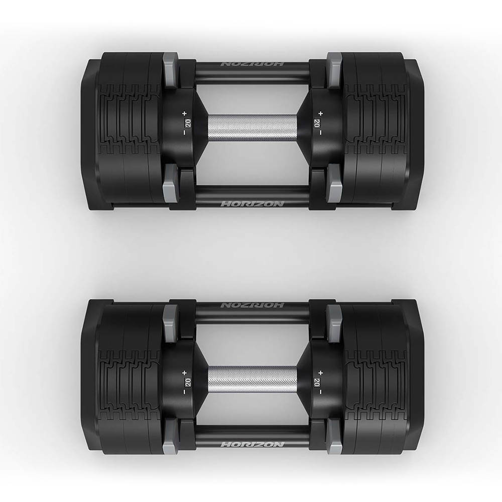 Handlebars - Horizon Fitness Adjustable Dumbbells 2-20kg