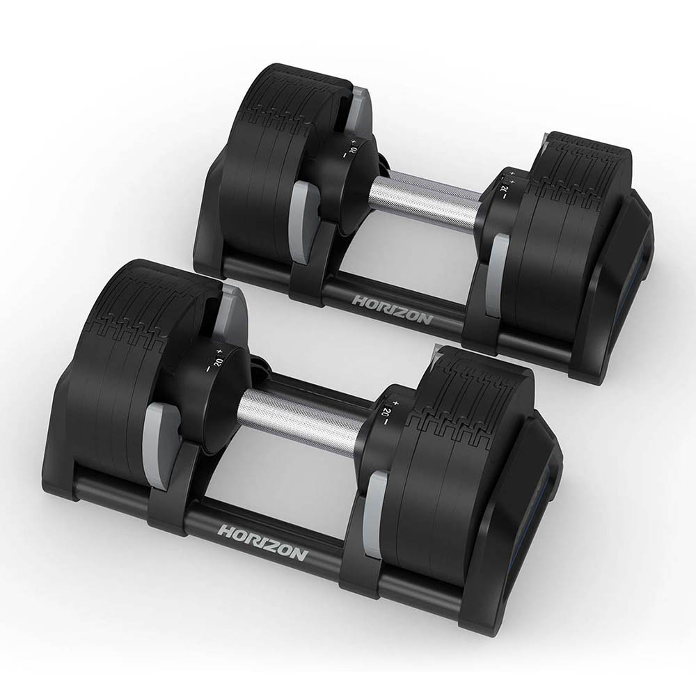 Handlebars - Horizon Fitness Adjustable Dumbbells 2-20kg