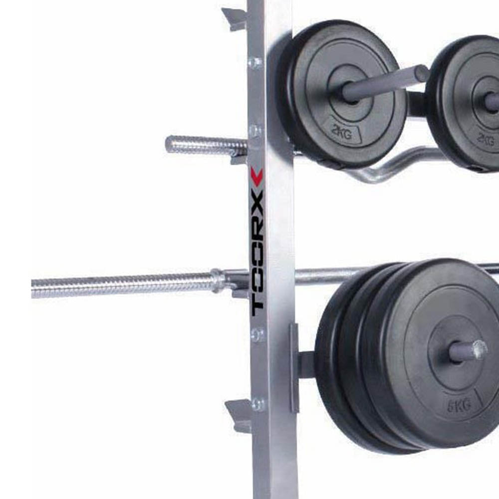 Weights Rack and Dumbbells - Toorx Rpmdb-b Dumbbell, Disc And Barbell Rack    
