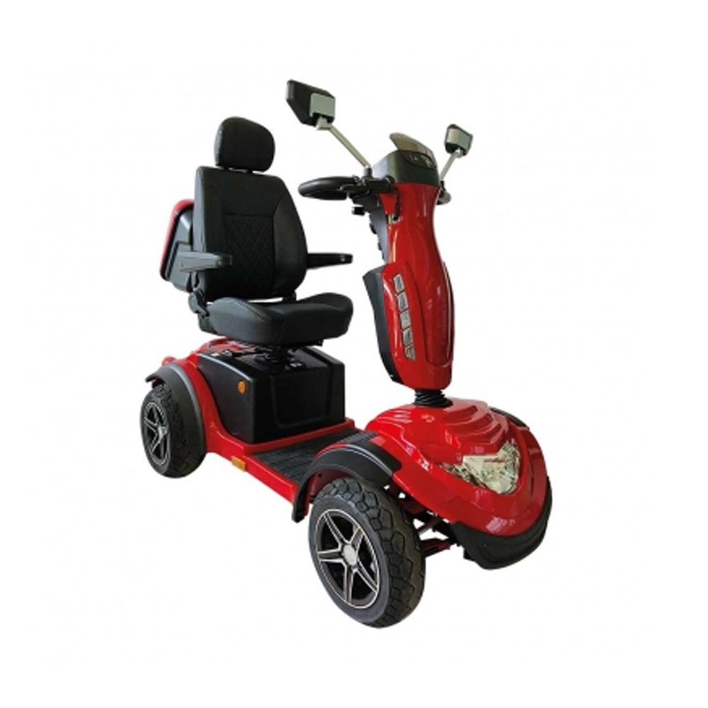 Scooters for the disabled - Intermed Electric 4-wheel Racer Scooter For The Elderly With Basket