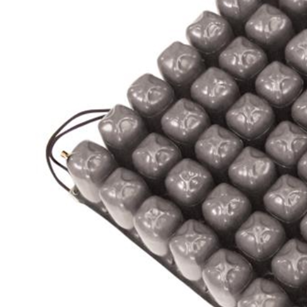 Anti-decubitus cushions - Intermed 8cm High Air Bubble Anti-decubitus Cushion In Rubber And Pvc With 2 Valves