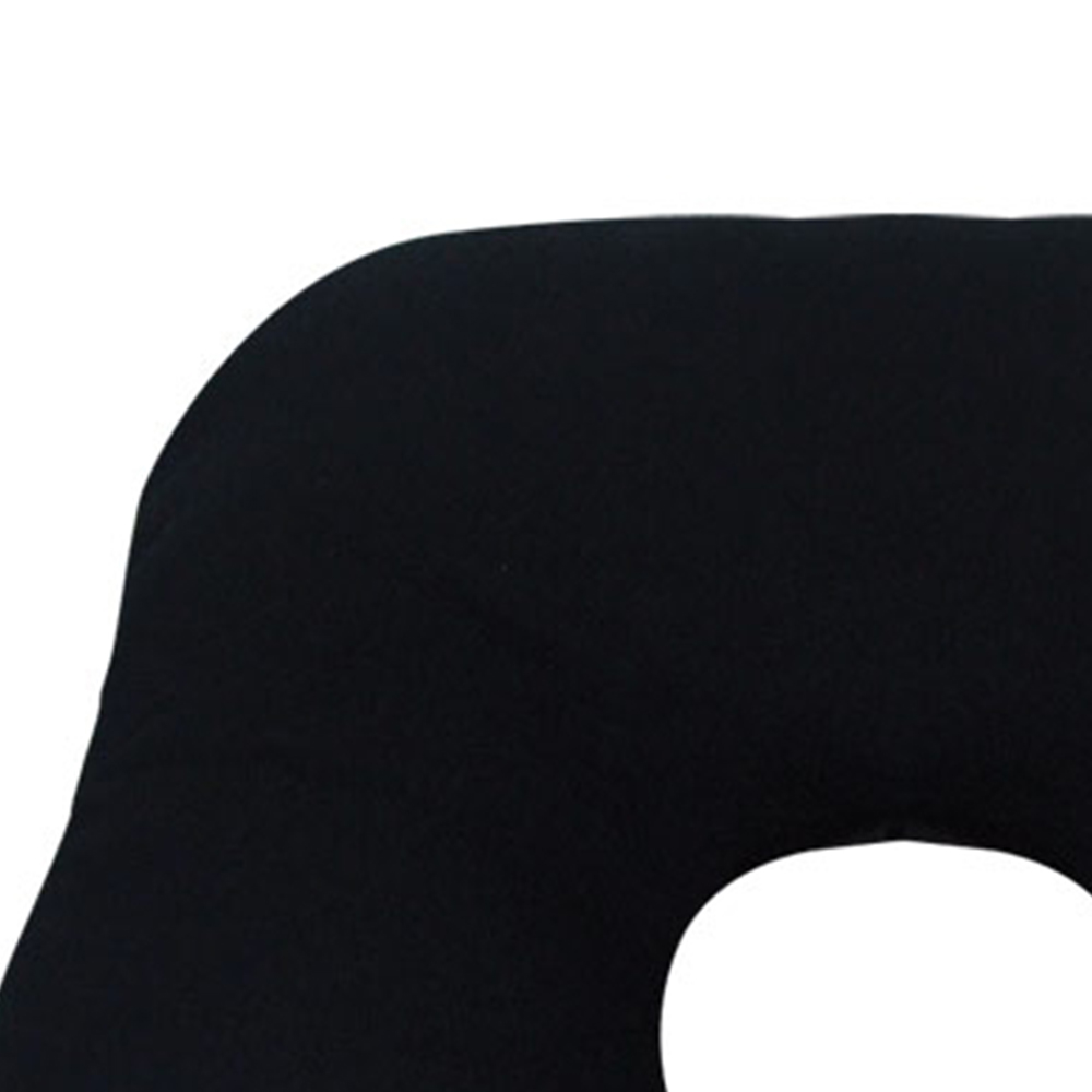 Anti-decubitus cushions - Intermed Easy Donut Pillow In Black Silicone Hollow Fiber