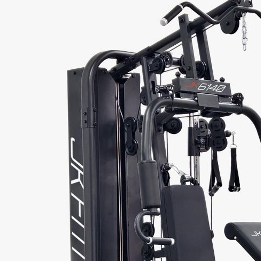 Multifunction Stations - JK Fitness  Jk6140 Double Pulley Multifunction Station 80kg Weight Stack