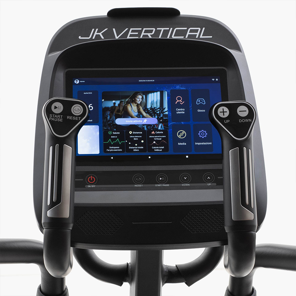 Elliptical - JK Fitness Jkv46-tft Magnetic Elliptical Trainer With Electronic Effort Regulation