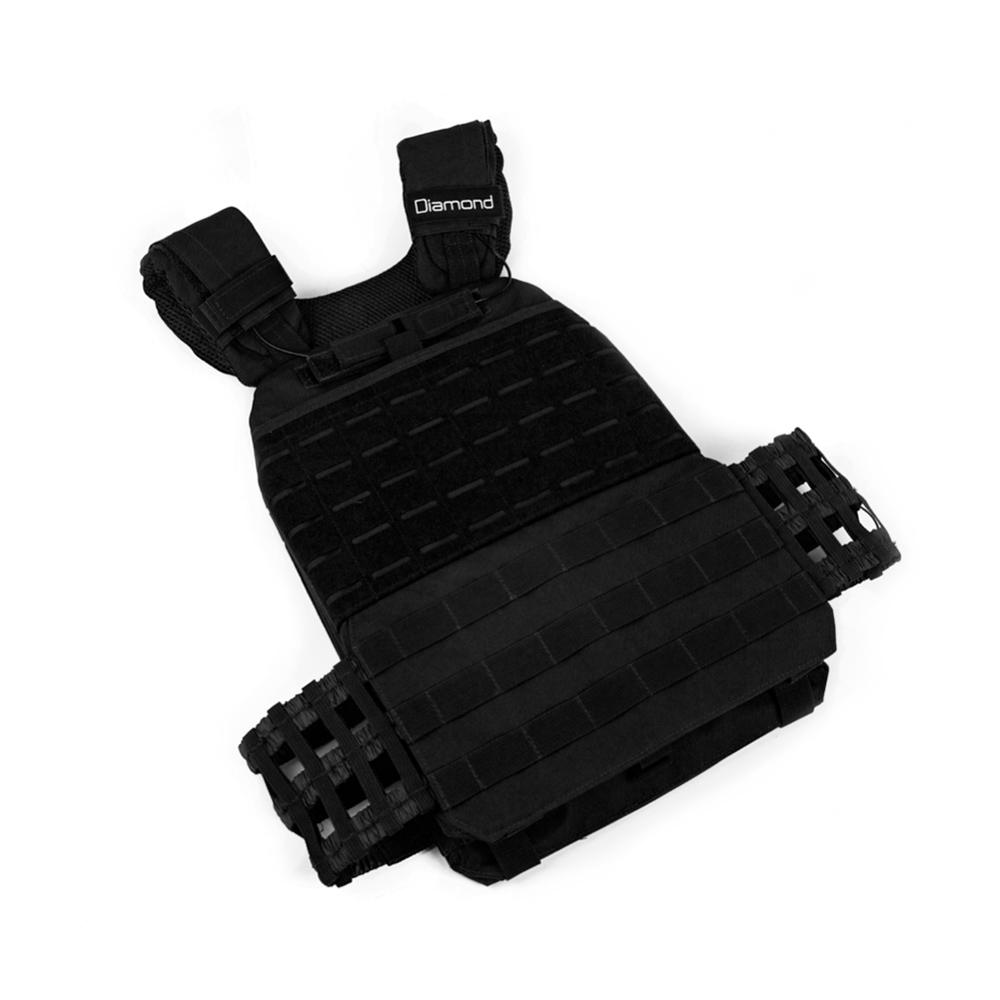 Functional Training - Diamond Tactical Vest 9 Kg With 1 Plate Of 4 Kg + 2 Plates Of 2 Kg