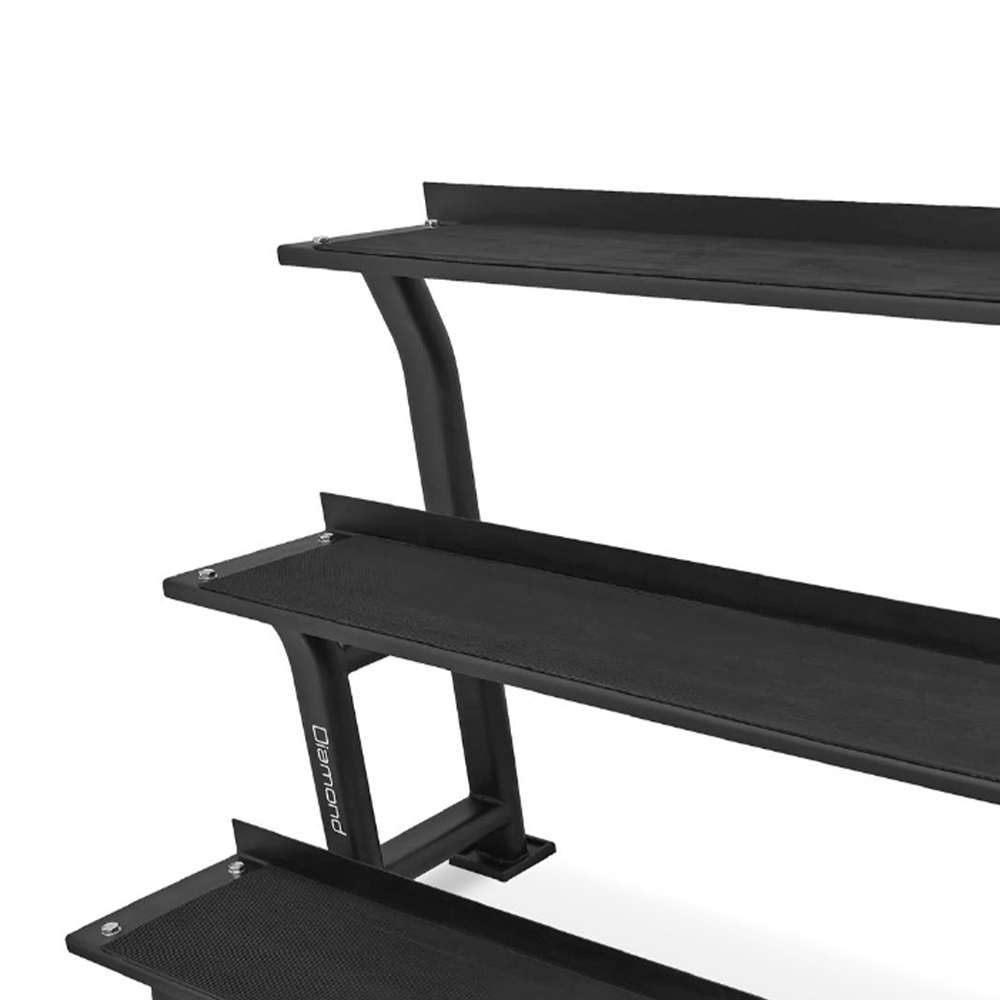 Weights Rack and Dumbbells - Diamond 3-tier Kettlebell Rack