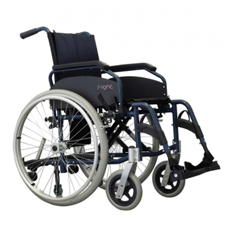 Fauteuils roulants pour handicapés - Intermed Fauteuil Roulant F-light Pour Personnes Handicapées, Fauteuil Roulant Léger Et Pliable Autopropulsé
