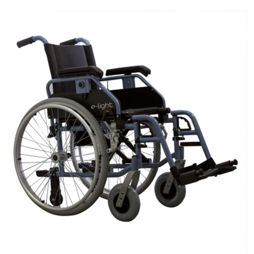 Carrozzine disabili - Intermed Sedia A Rotelle Per Disabili E-light P Carrozzina Pieghevole Autospinta