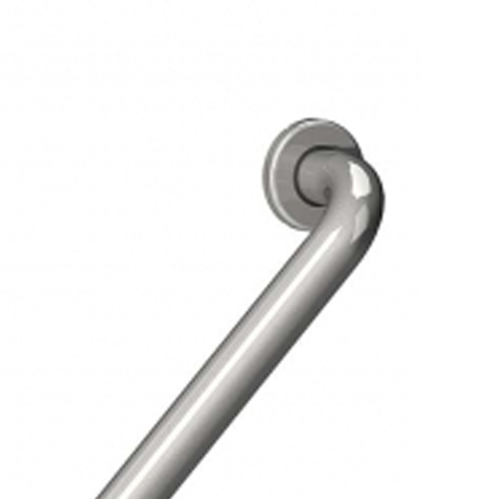 Grab bars for bathroom - Intermed Angled Wall Handle 45 30x30cm Polished Stainless Steel
