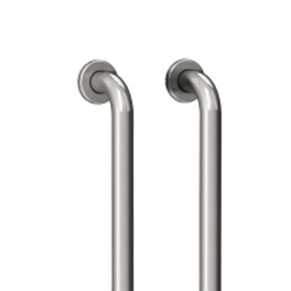 Grab bars for bathroom - Intermed 90° Right Angle Wall Handle 30x60cm Polished Stainless Steel
