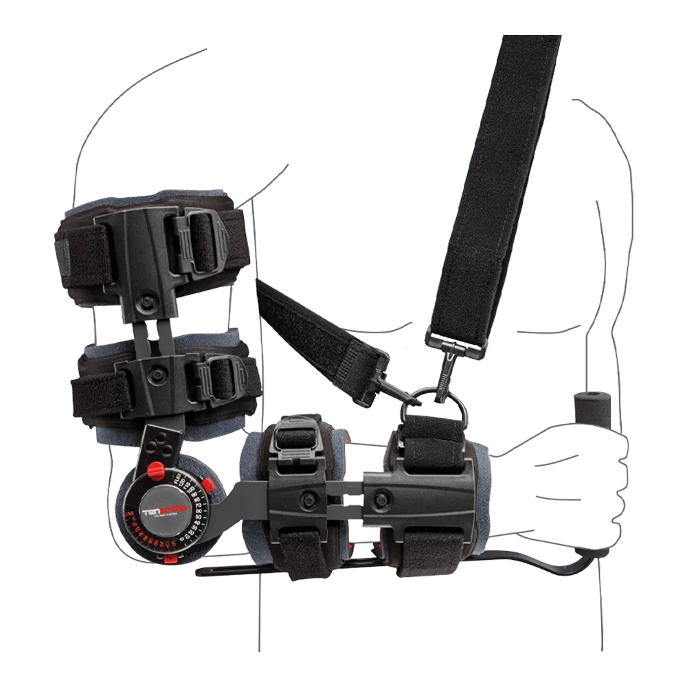 Elbow braces - Tenortho E-motion Telescopic Elbow Brace Left Flexion Extension Adjustment