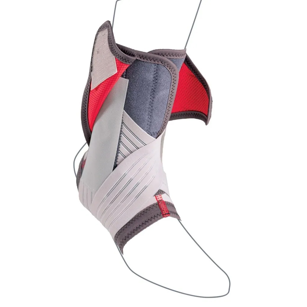 Ankle braces - Tenortho Gamma Tonic Modular Elastic Ankle Brace In Carbon With Stabilization