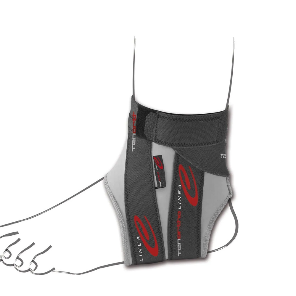 Ankle braces - Tenortho Elastic Carbon Ankle Ankle Brace With Integrated Taping