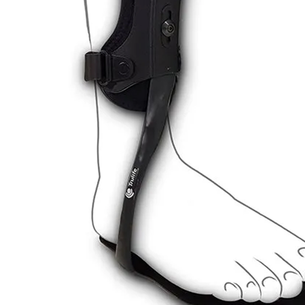Foot braces - Tenortho Afo Matrix Carbon Brace For Right Dangling Foot With Adjustable Tibial