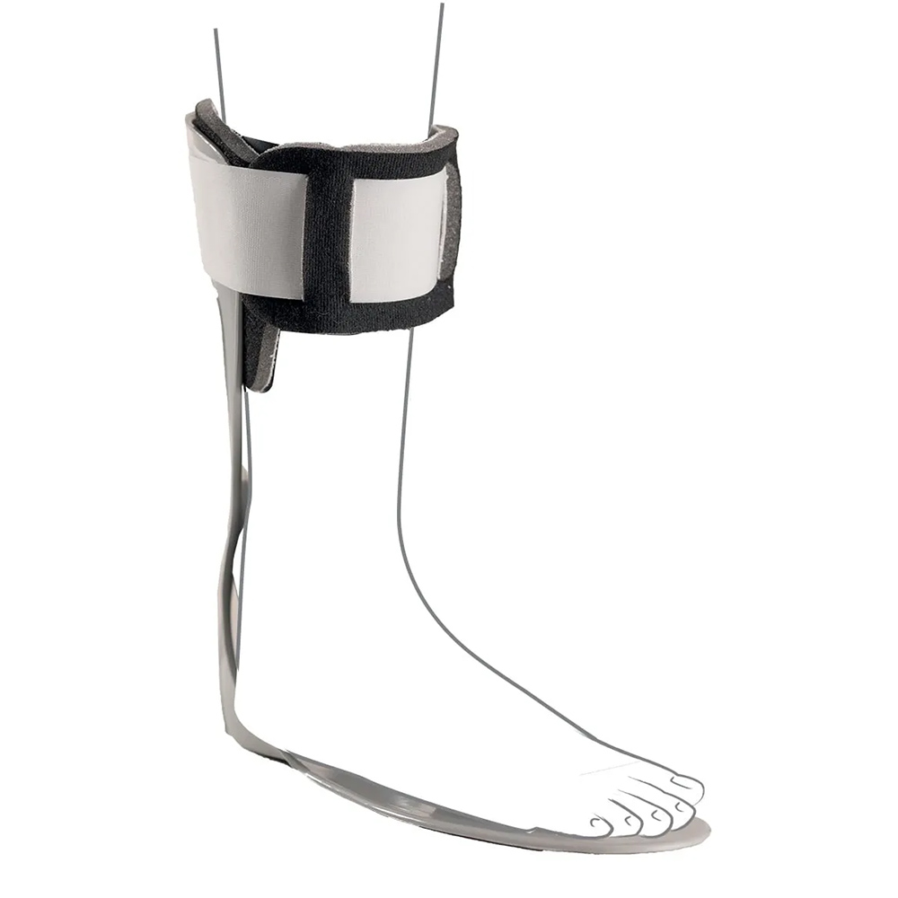 Foot braces - Tenortho Springy Plus Brace For Left Dangling Clubfoot, Carbon