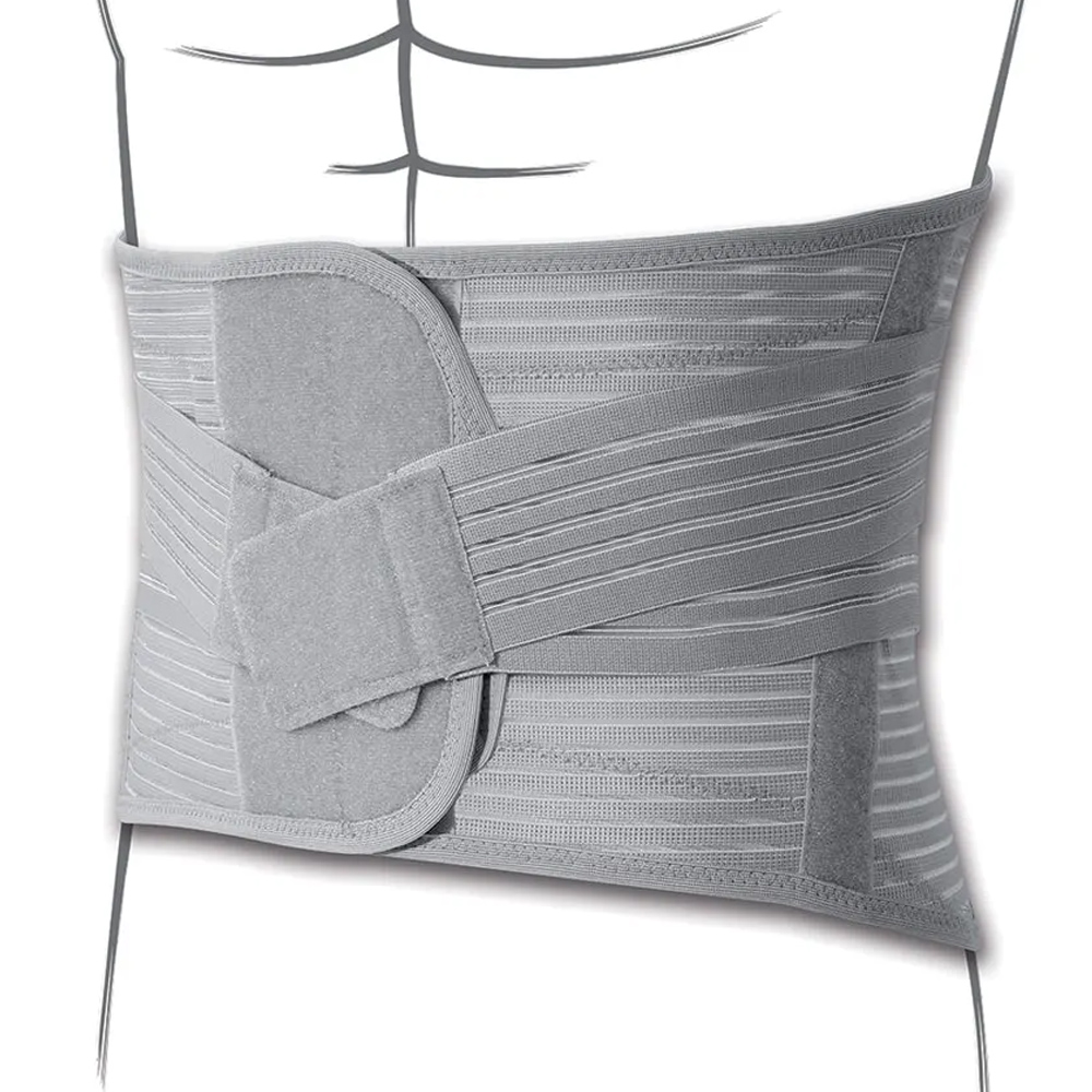 Tutori Tronco - Tenortho Fascia Tutore Corsetto Millerighe Lombare Grey