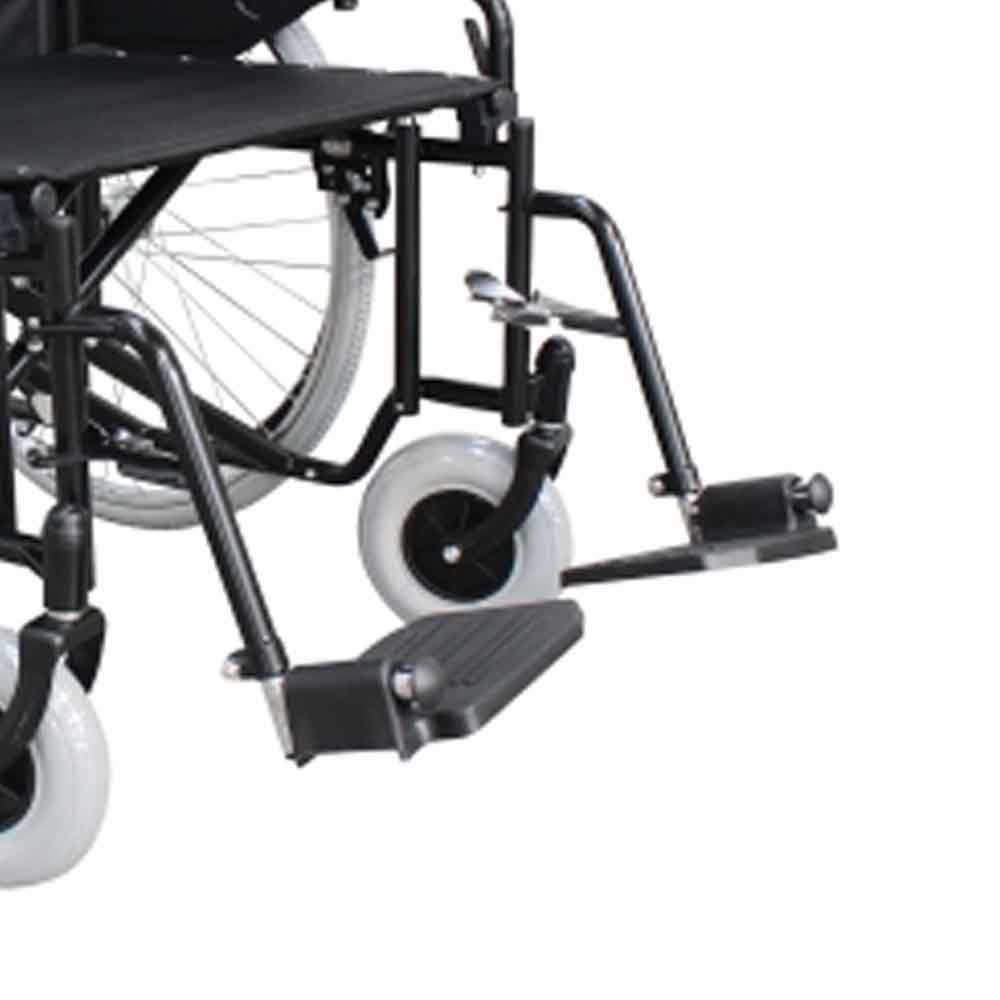 Carrozzine disabili - Intermed Sedia A Rotelle Per Disabili Carrozzina Bariatrica Autospinta Pieghevole
